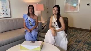 Live with miss Laos and Bolivia O Skin Care + Spa is here for all skincare needs#MissUniverse 2020