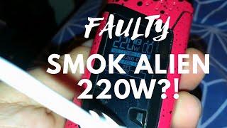 Smok Alien 220 Vape Mod Fix? Batteries Drained. Faulty Mod?