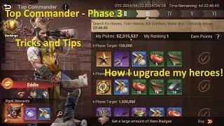 Top Commander Phase 3 - Tricks and Tips | Doomsday: Last Survivors