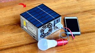 How To Make Portable Solar Powered Inverter At Easy