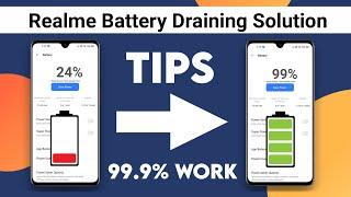 Realme Battery Draining Solution Tips | How To Solve Realme Battery Draining | Battery saving tips