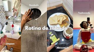 ROTINA DE FINAL DE SEMANA (Limpeza, treinos, alimentação e desabafo)