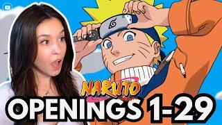 One Piece Fan REACTS to Naruto Openings For First Time