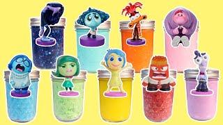 Inside Out 2 Emotions Joy, Sadness, Disgust, Fear and Anger Slime 9 Different Ways