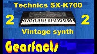 Technics SX-K700 keyboard synth: Sounds only, no talk