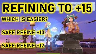 SAFE REFINING TO OBTAIN +15 GEARS