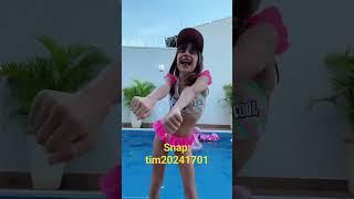 Preteen Girl Dancing Bikini