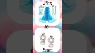 Lisa Vs Lena Comparison #shorts #lisa #lena #lisaedit #lisaorlena #lisaandlena