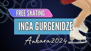 Inga GURGENIDZE (GEO) | Junior Women Free Skating | Ankara 2024