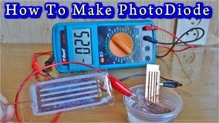 ELECTROCHEMICAL PHOTOCELL WITH YOUR OWN HANDS