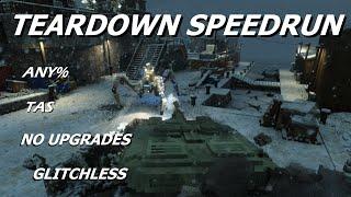 Teardown Full Game Any% Glitchless No Upgrades TAS Speedrun 57:52.200