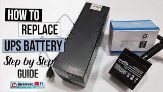 How to Replace UPS Battery #maetsuen