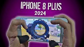 IPHONE 8 PLUS IN 2024 - BEST 4-FINGERS + FULL GYRO HANDCAM | PUBG MOBILE