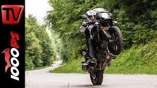 Suzuki V-Strom 1000 - Test | 5 Meinungen - 1 Bike | Stunts, Action, Sound