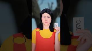 What do you think of the new makeup of the squid game doll?
