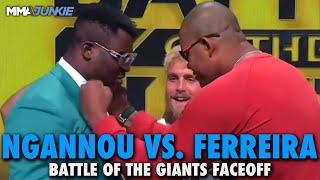 Francis Ngannou, Renan Ferreira Get Physical at First Faceoff for PFL's Battle of the Giants PPV