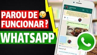 WhatsApp parou de funcionar Como Resolver Simples e Fácil