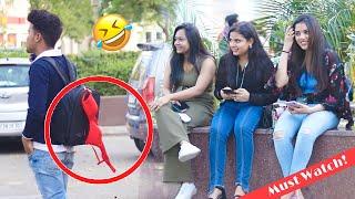 Bra Prank in Public || epic Reactions ||T Rajnish Prank