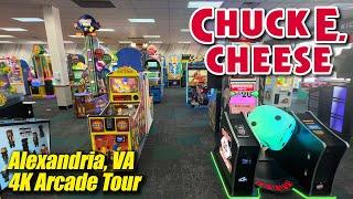 Chuck E. Cheese (Alexandria VA), 4K arcade walkthrough & tour, December 2024