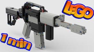 Shooting CS GO lego assault rifle M16 assemble in 1 minute/Working lego rifle M16