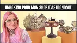 Ouverture des cartons pour le stock de Noël - Unboxing pour ma boutique d'astronomie Enastros