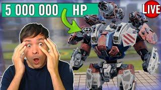 BEDWYR breaking War Robots with 5 Million HP ... WR Live Gameplay