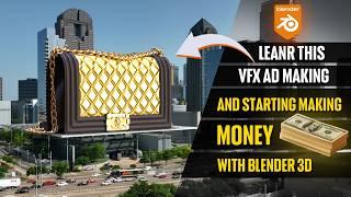 Create Stunning vfx ads with Blender & Make money | vfx advertising Tutorial