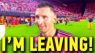 BREAKING: Lionel MESSI decide TO LEAVE INTER MIAMI - The Next Club of GOAT will be...