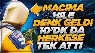 MAÇIMA HİLE DENK GELDİ!! 10DK DA HERKESE TEK ATTI! (Fortnite Türkçe)