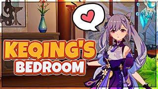 Keqing's Bedroom Build Tutorial (Liyue Bedroom) - Genshin Impact Housing System