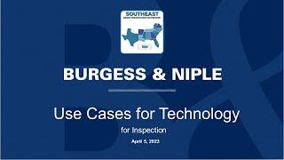 3-4 Use Cases for Emerging Technologies Drew Appler, Burgess & Niple, Inc.