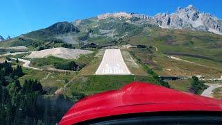 Courchevel airport landing