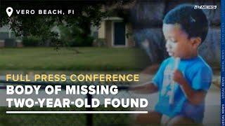 Body of missing two-year-old found in pond behind Vero Beach apartment