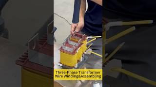Three Phase Transformer Winding Assembly and Fittings | #silver #silverstones #machine #copper