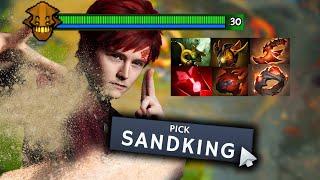 This is How You Play Tankiest Sandking in Dota 2 | Patch 7.37C