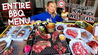 I ATE THE ENTIRE KOREAN BBQ MENU?! 356 Korean BBQ in San Diego!! HOW MUCH WILL I EAT?! #RainaisCrazy