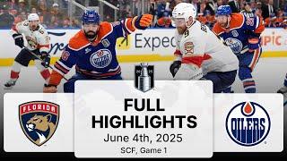NHL Playoff Highlights | Panthers vs. Oilers | SCF Gm 1 | June 4, 2025