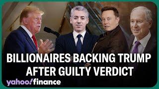 Billionaires Musk, Ackman, Schwarzman speak out for Trump