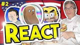 VOD // REACT Strip-tease America ep 2 & 3 - Potatoz, Terracid, Theorus