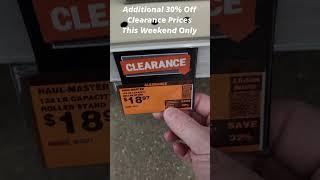 Harbor Freight Clearance Sale   Roller Stand