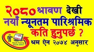 २०८० श्रावणदेखी श्रमिकहरुको न्यूनतम पारिश्रमिक कति हुनुपर्छ? Nepal's New Minimum Pay Scale 2023/2024