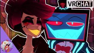 ALASTOR & VOX GO ON A DATE | VRCHAT FUNNY MOMENTS (Hazbin Hotel)