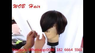 How to retyle the long bang short wig