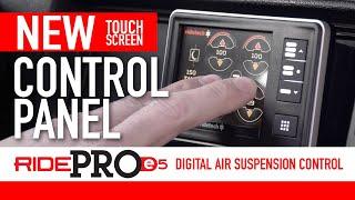 Take Control of Your Air Suspension - RidePRO E5 Digital Touch Screen Air Ride Control System