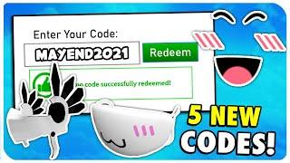 5 ALL NEW *MAY* ROBLOX PROMO CODES! 2021 (WORKING)