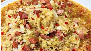 Cabbage, & kielbasa!