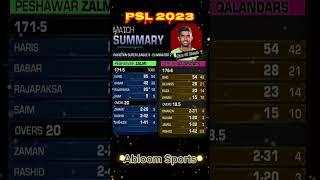 Match-33 Lahore Qalandars vs Peshawar Zalmi 2nd Eliminator | Cricket #psl2023