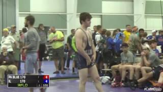 170 lbs. Final - Jake Hendricks, PA vs. Zach Braunagel, IL