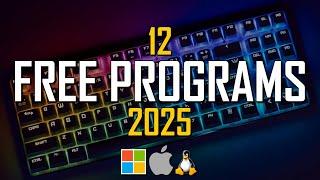 12 Essential FREE PROGRAMS That Are Really FREE! 2025