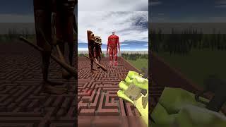 Giant Titan and Tung Sahur in MAZE #shorts #gmod #garrysmod #shortvideo #shortsfeed